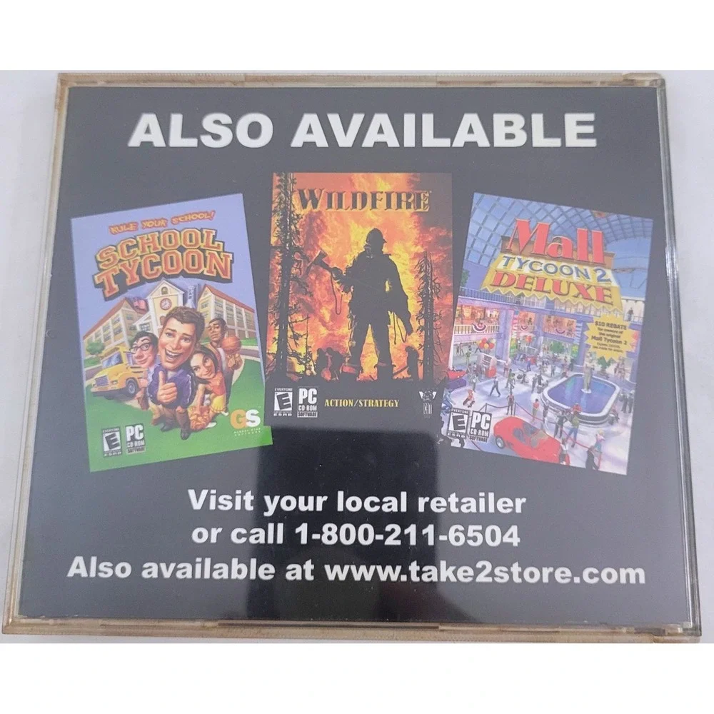 Global Star Ski Resort Extreme PC CD-ROM Software OS Windows Good Tycoon‎ Sim